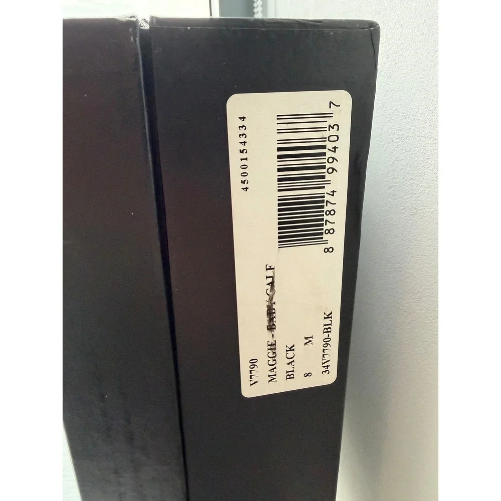 Rachel Zoe Maggie Black Leather Peep Toe Lace Up Booties Size 8